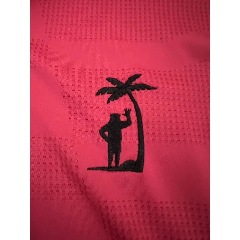 Nike Golf Tour Performance Dri-Fit Magenta Pink Mens XXL Collared Polo Shirt Red